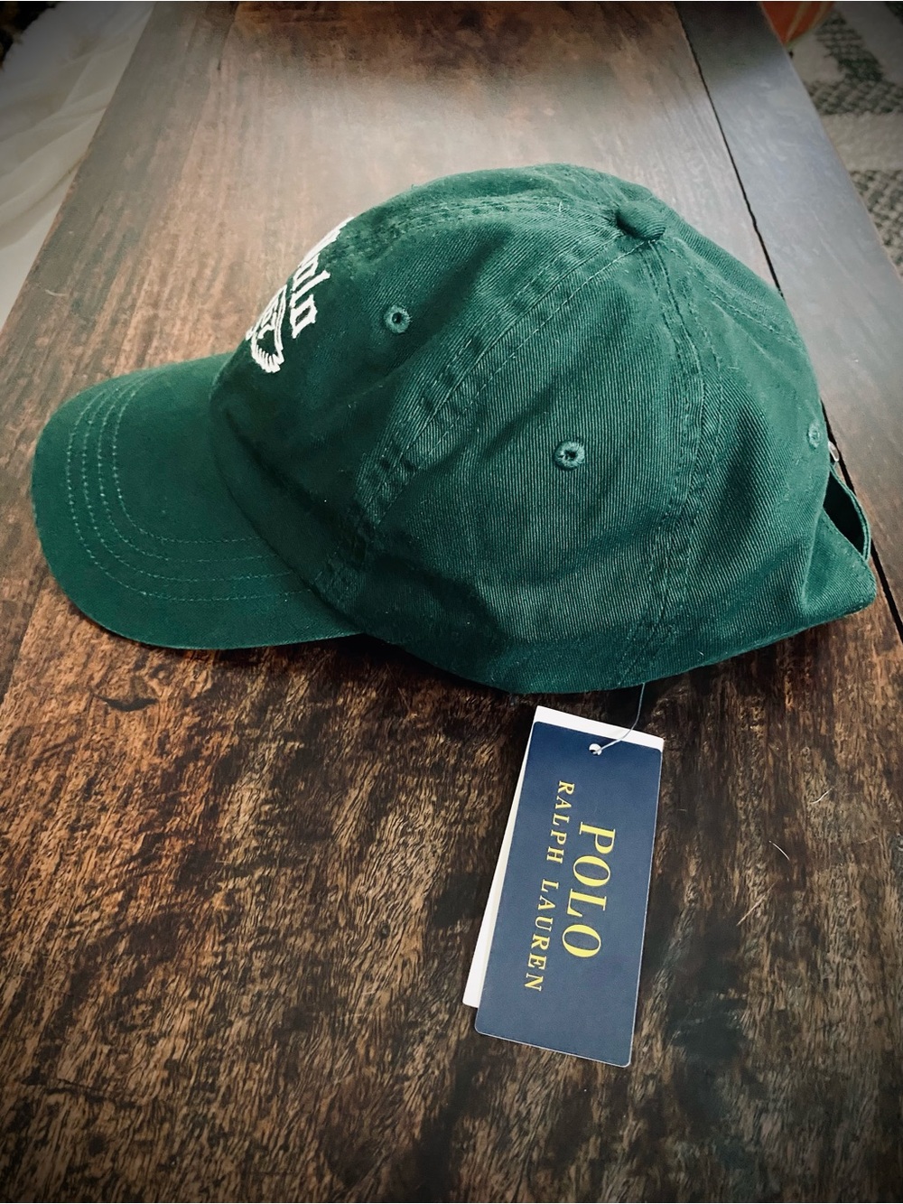 Green Ralph Lauren Polo hat - Picture 3 of 4
